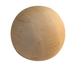 Boule 12 cm en bois - gosse boule hêtre diamètre 120 mm