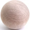 Boule 8 cm en bois - grosse boule hêtre diamètre 80 mm