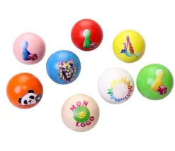 Boule bois 3 cm personnalisée à votre image - cochonnet