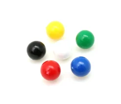 Boule en plastique 13 mm diamètre bille à l'unité couleur au choix