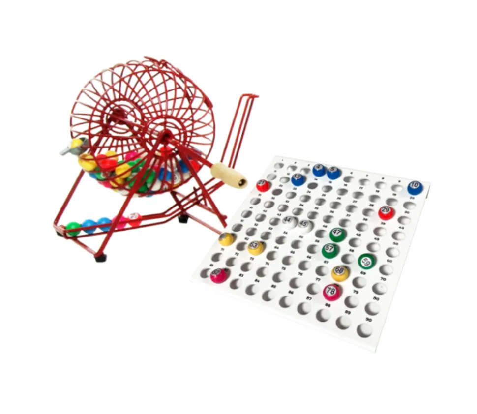 Boulier de loto sphère 16.5 cm + 90 boules + plateau de tirage