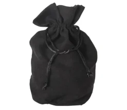 Bourse Sac velours noir big 215 x 160 mm