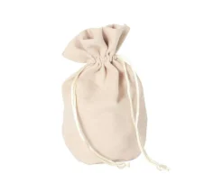 Bourse Sac velours standard 165 x 125 mm beige