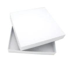 C2 Boite de jeu 260 x 260 x 43 mm blanche à personnaliser carré grand format vide