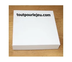 C1 Boite jeu carré 220 x 220 x 48 mm blanche à personnaliser