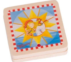 Cadran solaire en bois Boussole enfant