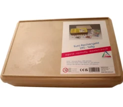 Caissette avec 290 pièces et billets euros factices de jeux