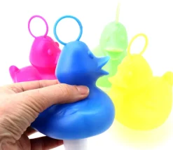 Canard 15 cm bleu flottant Grand modèle pour pêche aux canards à l'unité