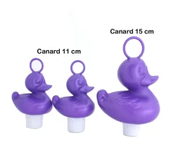 Canard 15 cm bleu flottant Grand modèle pour pêche aux canards à l'unité