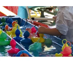 Canard violet 15 cm Grand modèle à l'unité pour pêche aux canards