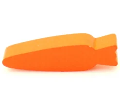 Carotte bois orange 6.5 x 8 x 30 mm pion