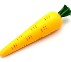 Carotte en bois de 10.5 x 2.5 cm légume jouet