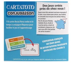 Cartatoto Conjugaison apprendre en s'amusant 110 cartes