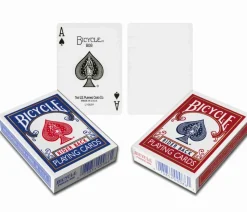 Cartes à jouer recto avec figures et verso blanc magie Bicycle