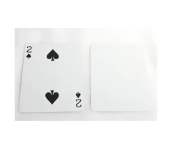 Cartes à jouer recto avec figures et verso blanc magie Bicycle