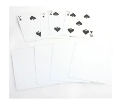 Cartes à jouer recto avec figures et verso blanc magie Bicycle