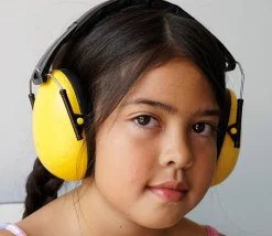 Casque Antibruit Jaune enfant - protection pour les oreilles