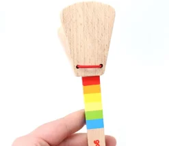 Castagnette bois avec manche 15 cm - musique