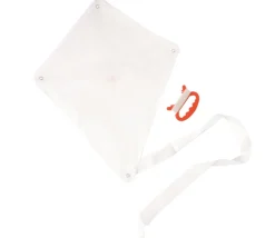 Cerf-volant blanc à décorer