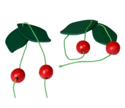 Cerise en bois jouet fruit à l'unité