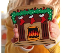 Cheminée en bois 9.2 cm