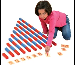 Chiffres Montessori en bois 1 à 10