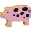 Cochon en bois 49 x 83 x 15 mm