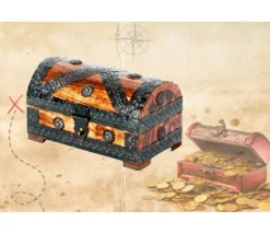 Coffre au trésor 20 x 11.5 x 11.5 cm pirate