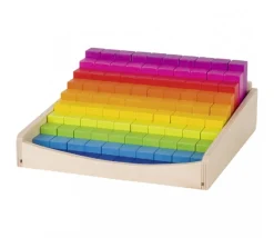 Coffret 100 Réglettes graduelles géantes arc-en-ciel