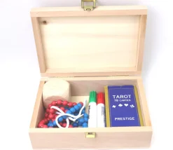 Coffret bois 20 x 14 x 7 cm fermoir - Fabrication France