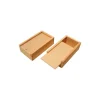 Coffret bois S pour jeu de cartes ou accessoires jeux glissière 13 x 6.5 x 3 cm