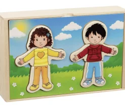Coffret enfants à habiller garçons et filles - Puzzles 36 pièces