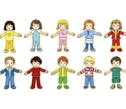 Coffret enfants à habiller garçons et filles - Puzzles 36 pièces
