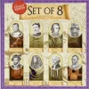 Coffret Hommes célèbres - 8 Casse têtes bois et métal