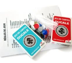 Coffret Jouez aux cartes - 2 jeux de cartes et 100 jetons - Ducale