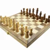 Coffret pliant échec bois marqueté 28 cm