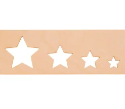 Coffret traçage formes géométriques - 8 pochoirs bois