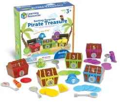 Coffret trésor surprise Pirate : tri et motricité mathématiques