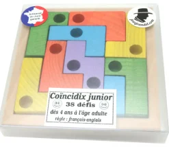 Coincidix junior en bois - jeu casse tête évolutif