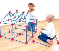 Constructions géantes - jeu assemblage boules et tiges à emboîter