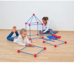 Constructions géantes - jeu assemblage boules et tiges à emboîter