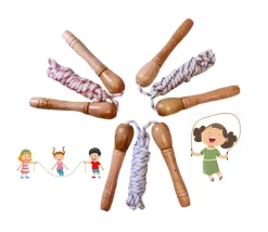 Corde à sauter bois - jouet enfant