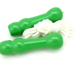 Corde à sauter en bois coloré