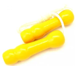 Corde à sauter en bois coloré