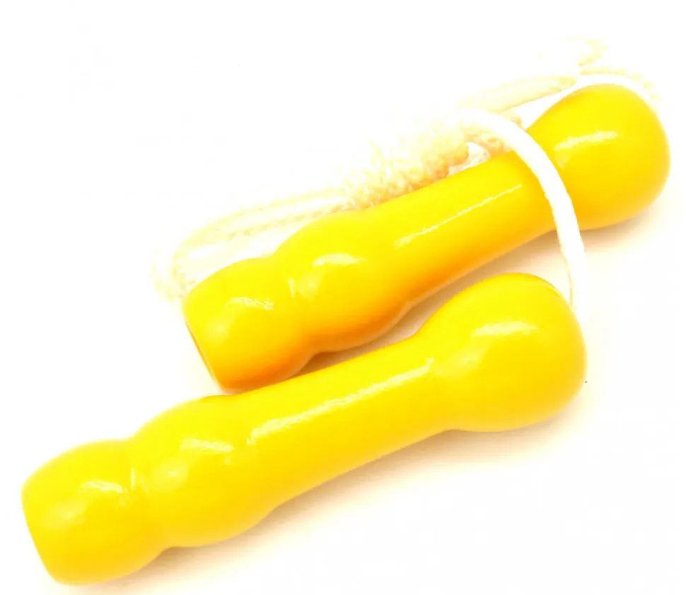 Corde à sauter en bois coloré