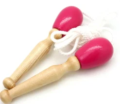 Corde à sauter GM en bois (1 couleur au hasard)