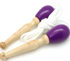 Corde à sauter GM en bois (1 couleur au hasard)