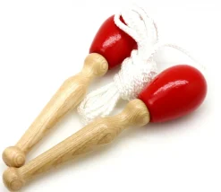 Corde à sauter GM en bois (1 couleur au hasard)