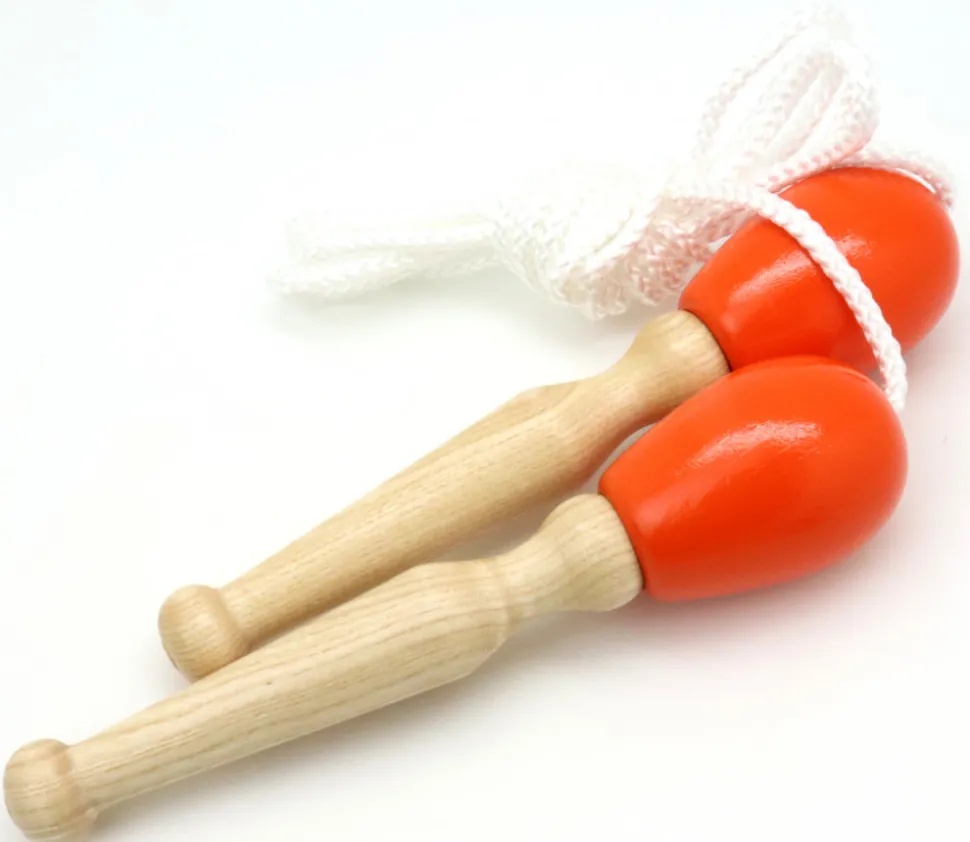 Corde à sauter GM en bois (1 couleur au hasard)