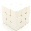 Cube magique blanc 5.5 cm à personnaliser jeu de patience 6 faces 3x3x3